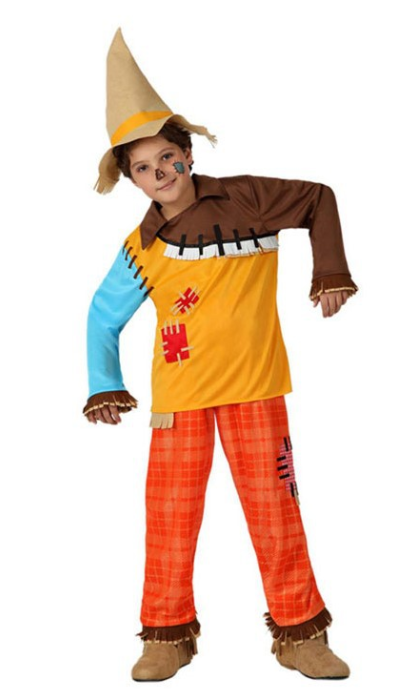 disfraz espantapajaros para niño