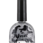 Pinta uñas plata con brillo