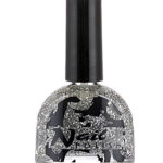 Pinta uñas glitter plata