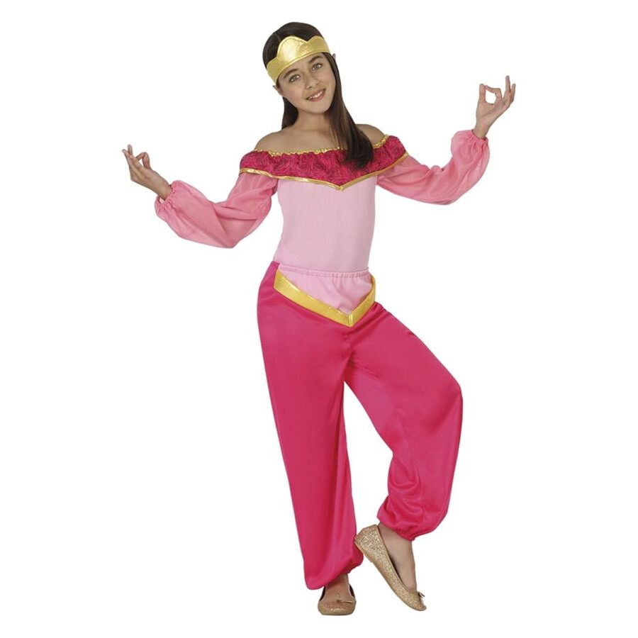 Disfraz princesa arabe rosa para niña