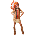 disfraz india para mujer