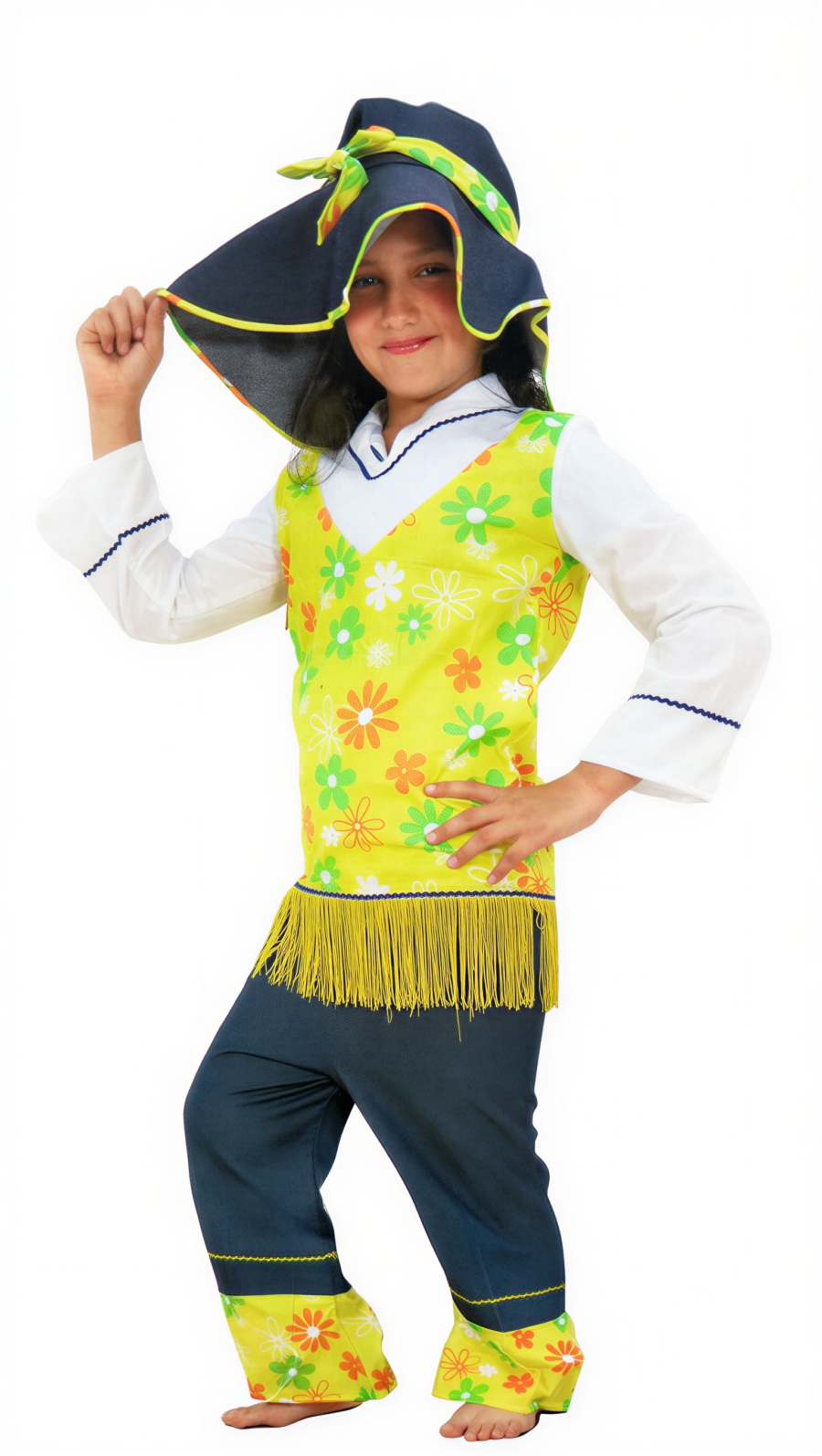 Disfraz de hippie para niño