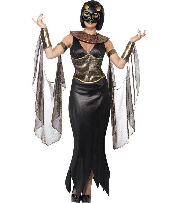 disfraz diosa gata para mujer egipcia