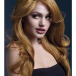 peluca castaña de alta calidad para adulto