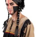 peluca indio con cresta para adulto