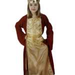 Disfraz reina medieval para niña