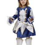 Disfraz majorette azul para niña