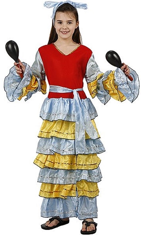 Disfraz brasileña para niña