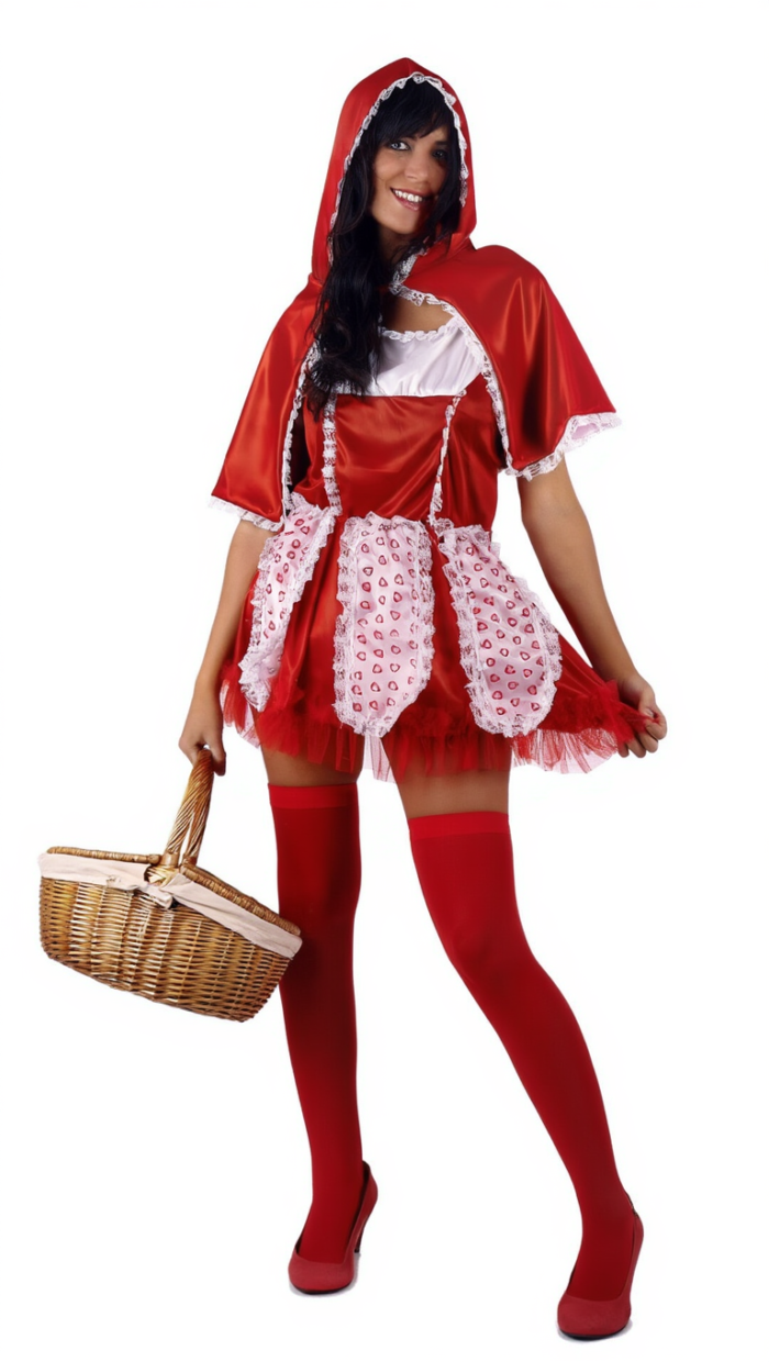 disfraz caperucita roja para mujer
