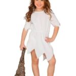 Disfraz cavernicola para niña