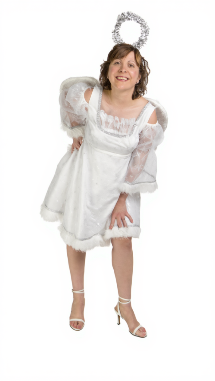 disfraz ángel de mujer
