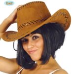 sombrero vaquero marron para adultos