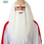 peluca y barba druida para adulto