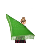 mantón de manila liso verde andalucia