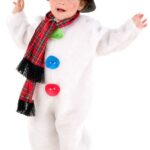 disfraz muñeco de nieve para bebé