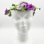 Diadema flores morado