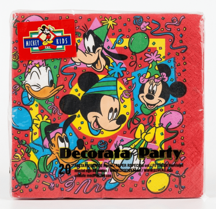 Servilletas mickey mouse rojas