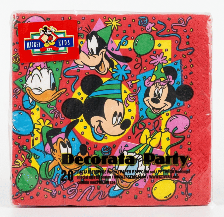 Servilletas mickey mouse rojas