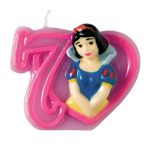 Vela blancanieves numero 7