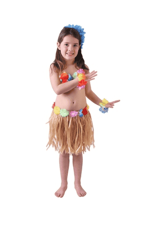 Conjunto hawaiana infantil