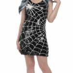 Disfraz vestido lentejuelas de araña