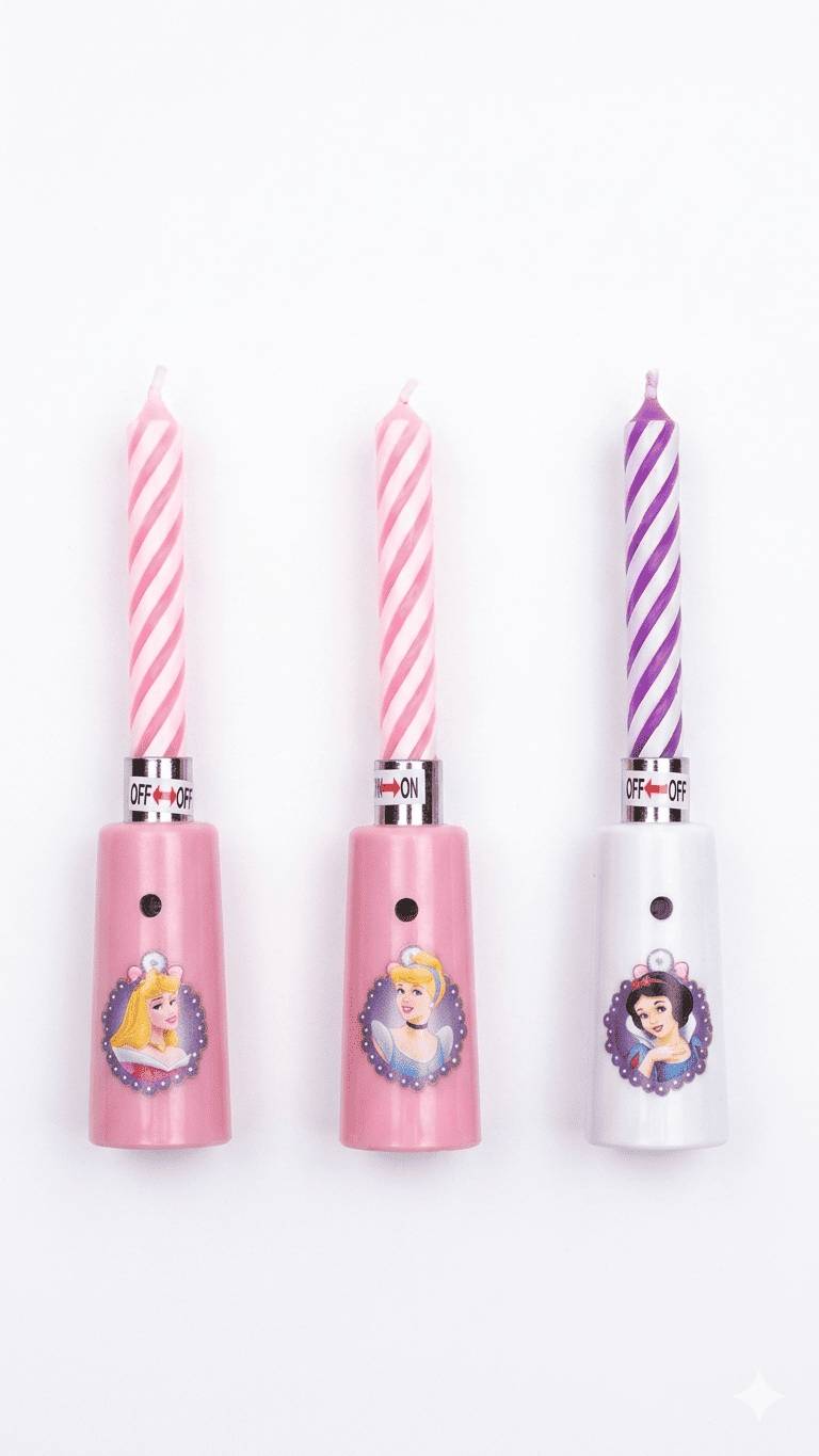 Velas de princesas con musica