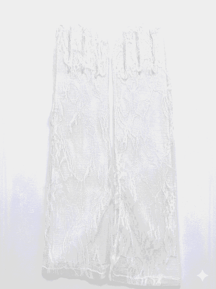 Guantes encaje blancos