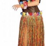 Falda Hawaiana multicolor
