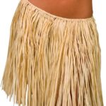 Falda hawaiana de paja