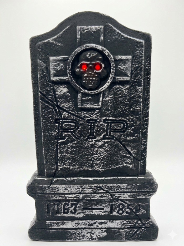 Lápida decoración de halloween