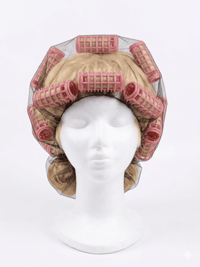 Peluca de maruja con rulos