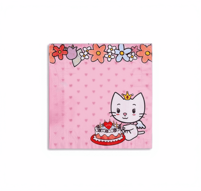 Servilletas Angel Cat