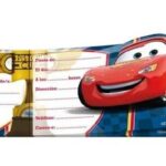 Invitaciones talonarios cars
