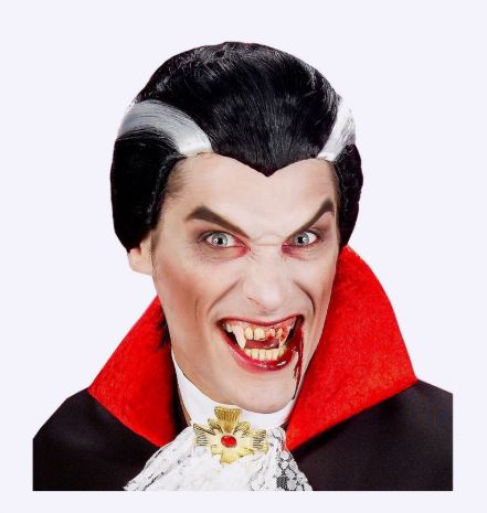Peluca de vampiro para adulto