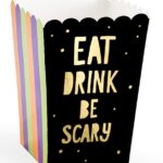 Caja para palomitas de halloween