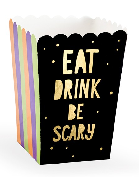 Caja para palomitas de halloween