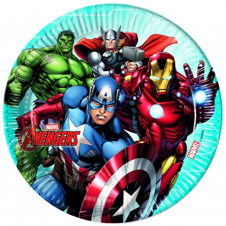 Platos de avengers marvel