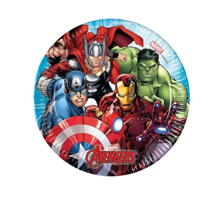 Platos de avengers marvel