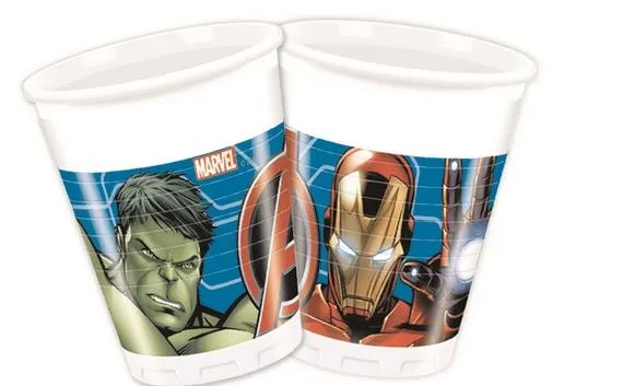 Vasos avengers marvel