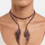 Collar de plumas