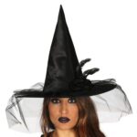 Gorro de bruja negro