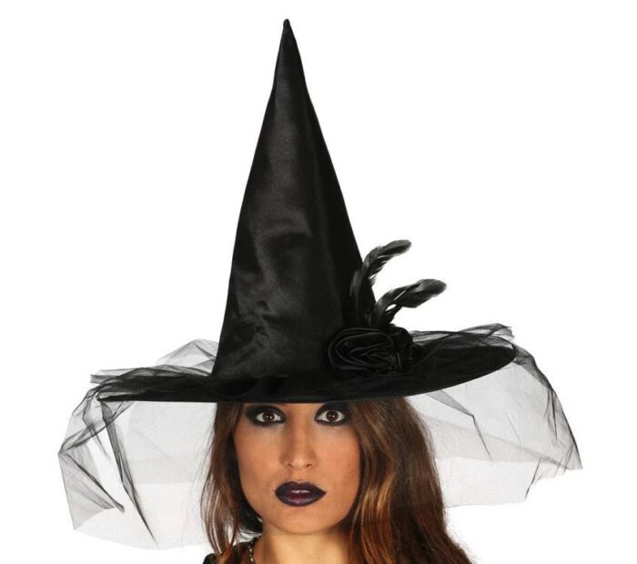 Gorro de bruja negro