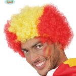 Peluca bandera de españa rizos