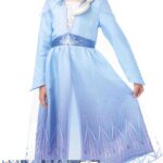 disfraz elsa frozen para niña con peluca