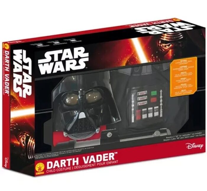 disfraz darth vader para niño