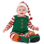 disfraz de elfo navideño para bebé