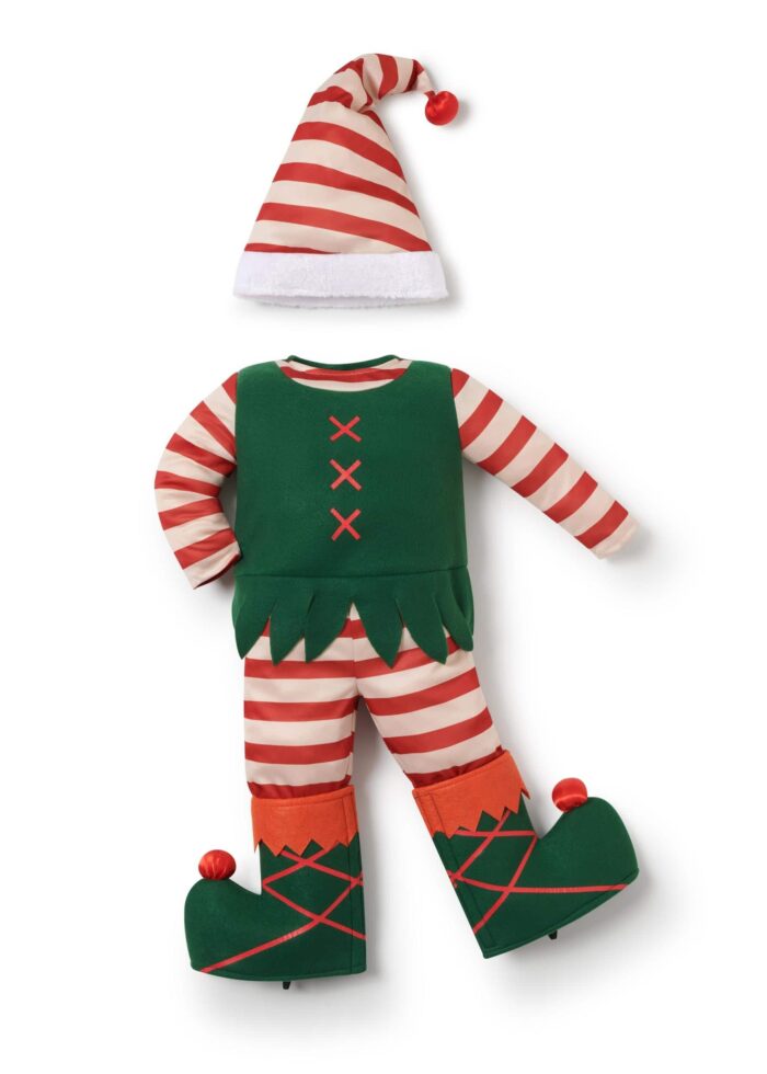 disfraz de elfo navideño para bebé