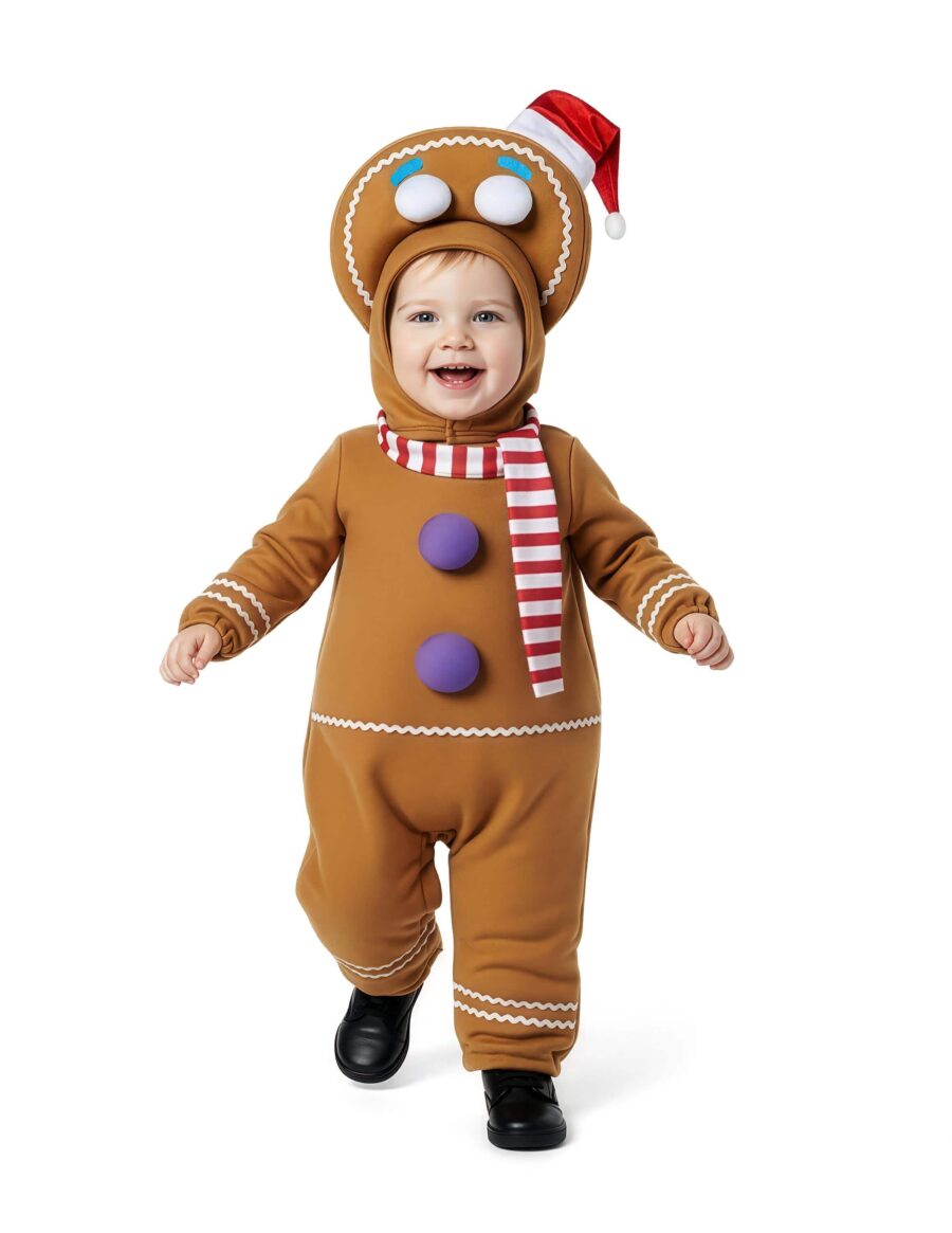 disfraz galleta de jengibre para bebé