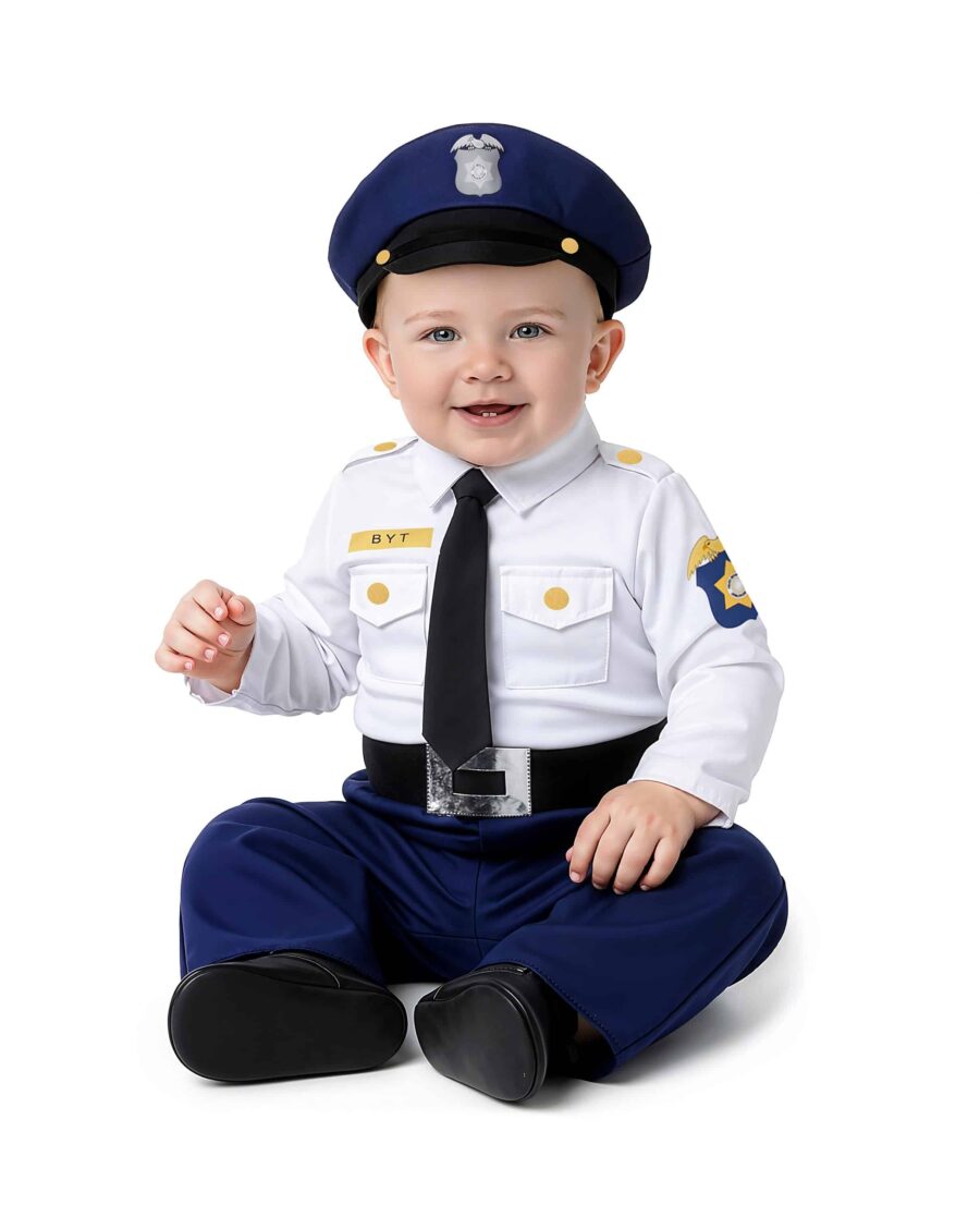 disfraz de policia para bebé