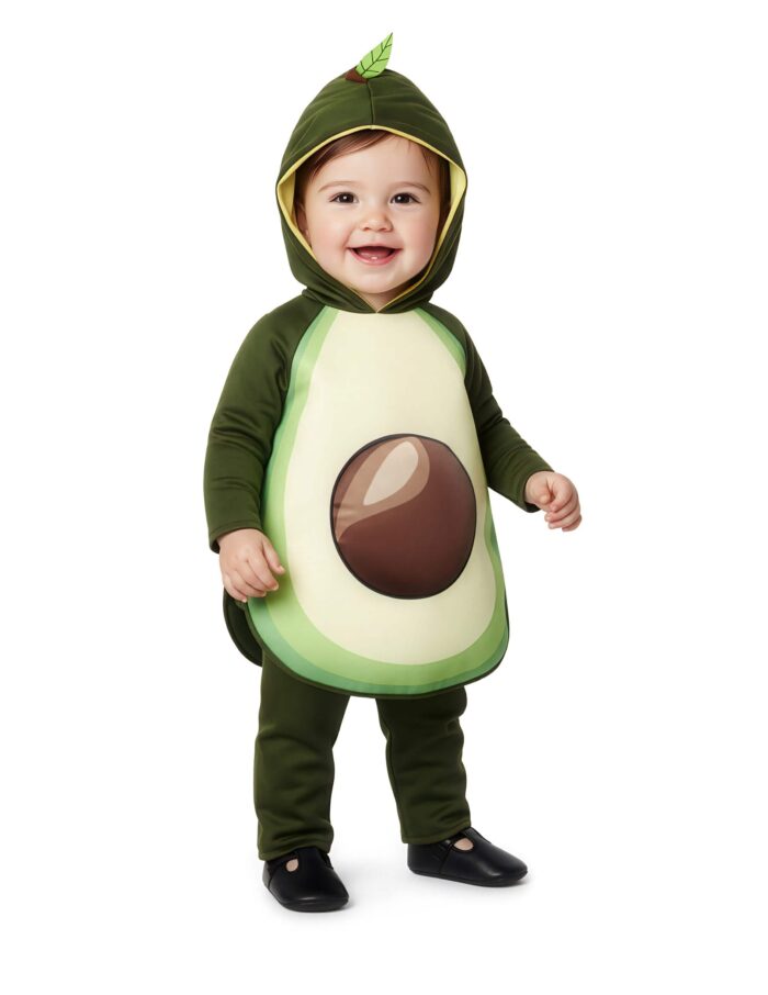disfraz de aguacate para bebé